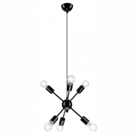 Bioledex Pendelleuchte im Retro-Stil schwarz Metall