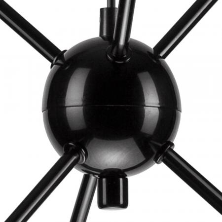 Bioledex Pendelleuchte im Retro-Stil schwarz Metall