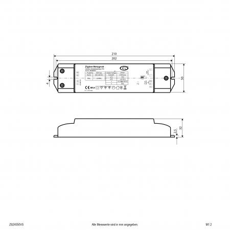 EVN Zigbee-Dimmer-Empfänger inkl. Netzgerät ZB24050VS