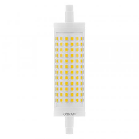 OSRAM Superstar LED R7s Lampe 118 mm dimmbar 18,2W wie 150W warmweißes Licht