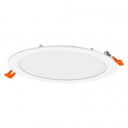 OSRAM LED Downlight ultra slim ø22,5cm weiß kaltweißes Arbeitslicht - flaches Design, IP20, einfache Montage für Arbeitsräume und Küchen