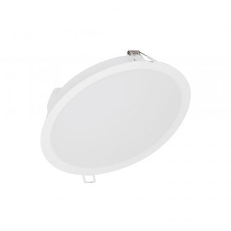 LEDVANCE LED Einbauleuchte DL IP44 DN 190 18W 830 in weiß warmweißes Licht