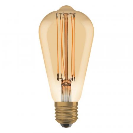 Osram LED VINTAGE E27 Glühlampe Edison Filament dimmbar 8,8W wie 60W extra warmweißes gemütliches Licht