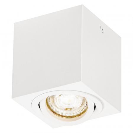 OSRAM Spot Surface Square GU10 Schwenkbarer Deckenstrahler in Weiß aus Metall