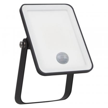 Osram LED Fluter Floodlight Essential Sensor 10W 3000K Warmweißes Licht IP65 schwarz