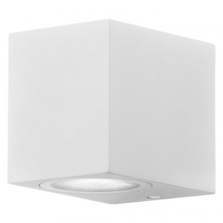 OSRAM Wandleuchte Endura Classic Square Down in Weiß aus Aluminium