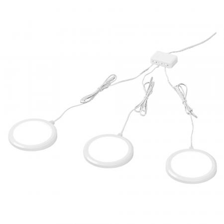 OSRAM WiFi Undercabinet Unterbauleuchten 3er in Weiß - regulierbares Weißlicht, dimmbar, lange Lebensdauer, einfache Montage, App-steuerbar, Tunable White, für Küche, Regal