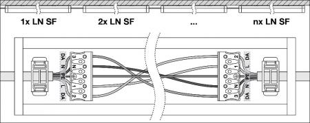 LEDVANCE LINEAR SURFACE IP44 DALI 600 18W 830 Weiß LED Wandleuchte Deckenleuchte 2340lm DALI-2