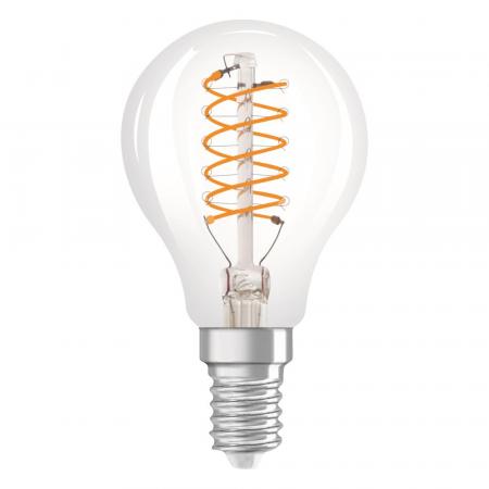 OSRAM E14 VINTAGE-Retro LED Tropfenlampe in klarem Filament dimmbar 4,8W wie 40W warmweißes gemütliches Licht 2700K