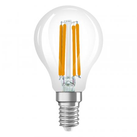 OSRAM E14 Förmschöne LED Lampe mit dimmbarer Farbtemperatur 4W wie 40W mit Filamentfäden