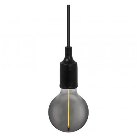 OSRAM VINTAGE 1906 PenduLum BELL Ø 9cm Schwarz aus Kunststoff - Schlichte Pendelleuchte mit E27 Fassung ohne Leuchtmittel