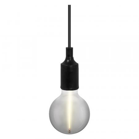 OSRAM VINTAGE 1906 PenduLum BELL Ø 9cm Schwarz aus Kunststoff - Schlichte Pendelleuchte mit E27 Fassung ohne Leuchtmittel