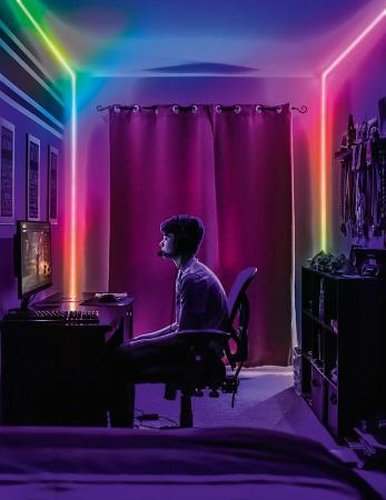 2M Osram LED-Streifen Neon Flex RGB Color mit Fernbedienung USB IP20