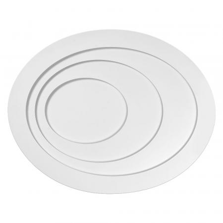 Osram LED-Deckenleuchte Orbis Spiral Oval 485mm 37W weiß Warmweißes Licht - direktes & indirektes Licht, sehr homogene Lichtverteilung