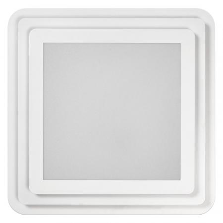 Osram LED-Deckenleuchte Orbis Spiral Layer Square weiß Warmweißes Licht - direktes & indirektes Licht, sehr homogene Lichtverteilung