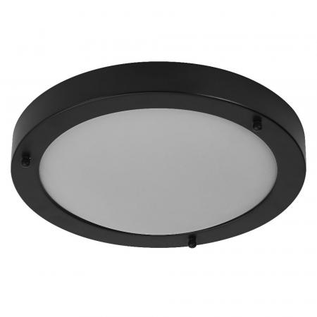 OSRAM Deckenleuchte fürs Badezimmer Classic Round 31cm schwarz IP44