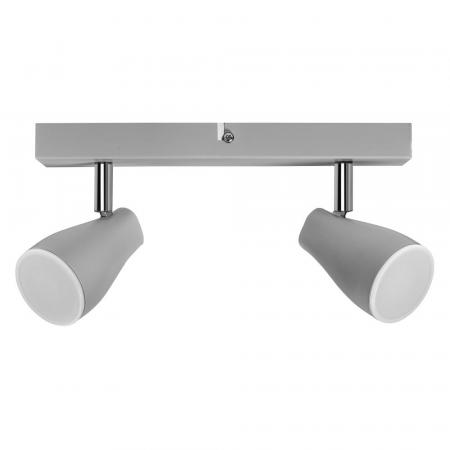 OSRAM LED Spot Pear 2er Wand- und Decken Strahler Grau