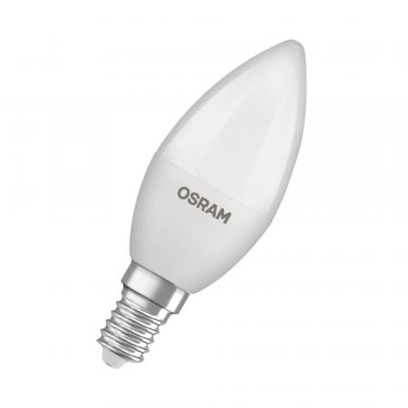 6-Pack OSRAM E14 LED Kerzen Lampe Star Classic B 25 4.9W wie 40W 2700K warmweißes Licht 97Ra sehr hohe Farbwiedergabe