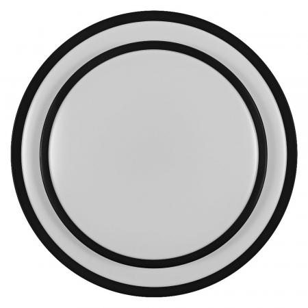 OSRAM Deckenleuchte Orbis Berlin 30cm mit schwarzen Plastik-Ringen