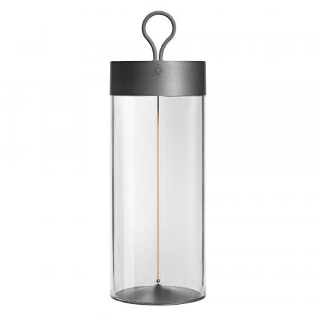 Osram LED-Akku-Tischleuchte DECOR FILAMENT dunkelgrau Höhe 32 cm