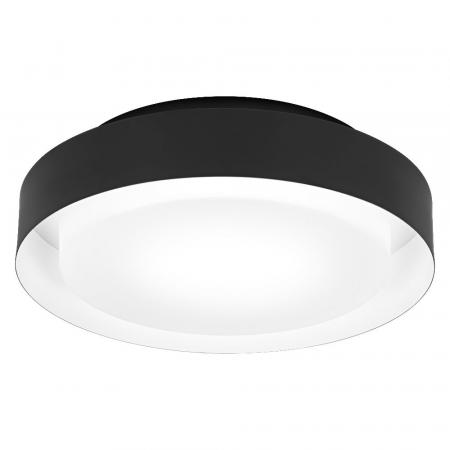 OSRAM Deckenleuchte Orbis Madrid Schwarz/Weiß - hochwertiges, modernes Design, Metallgehäuse, kann mit smarter Lampe bestückt werden