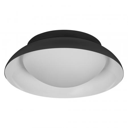 OSRAM Deckenleuchte Orbis Milan schwarz aus Stahl und Glas