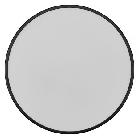 OSRAM Orbis Flache LED-Deckenleuchte Slim Moia Ø 38 cm in Schwarz 24W Warmweißes Licht