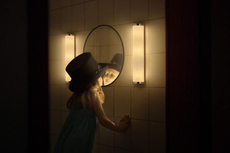 OSRAM Wandlampe & Spiegelleuchte fürs Badezimmer Classic Cylinder 45,5cm IP44 Chrom