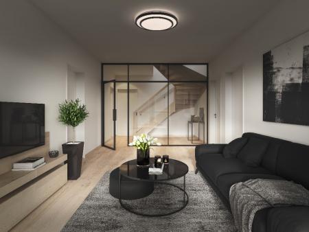 OSRAM Deckenleuchte Orbis Berlin 30cm mit schwarzen Plastik-Ringen