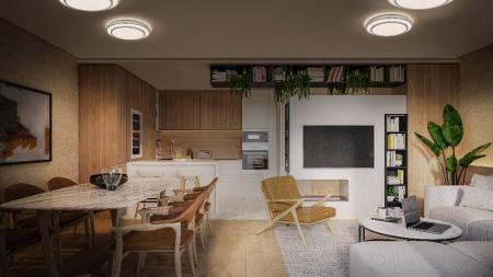 OSRAM Deckenleuchte Orbis Berlin 49cm mit silbernen Ringen