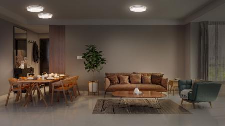 Osram Deckenleuchte Orbis London Weiß 28cm - warmweiße Lichtfarbe, sehr homogene Lichtverteilung, lange Lebensdauer