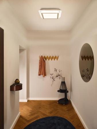 Osram LED-Deckenleuchte Orbis Spiral Layer Square weiß Warmweißes Licht - direktes & indirektes Licht, sehr homogene Lichtverteilung