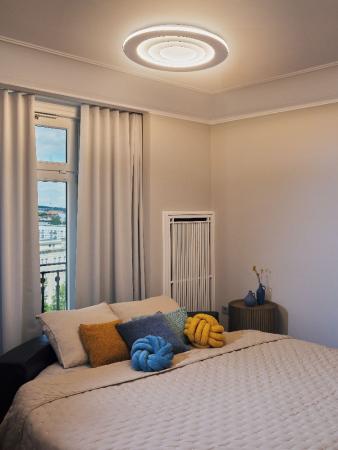 Osram LED-Deckenleuchte Orbis Spiral Loop Round 685mm 63W weiß Warmweißes Licht - direktes & indirektes Licht, sehr homogene Lichtverteilung