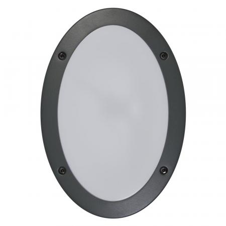 OSRAM Außenwandleuchte Endura Classic Orbi in Dunkelgrau - schnelle & einfache Installation, mattierter Diffusor, IP65