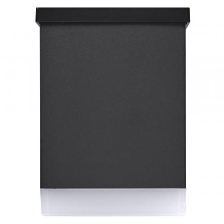 OSRAM LED Solar Wandleuchte Endura Style Solar Wall Quadro - indirekte Beleuchtung, wiederaufladbarer Akku, IP44, warmweiße Lichtfarbe