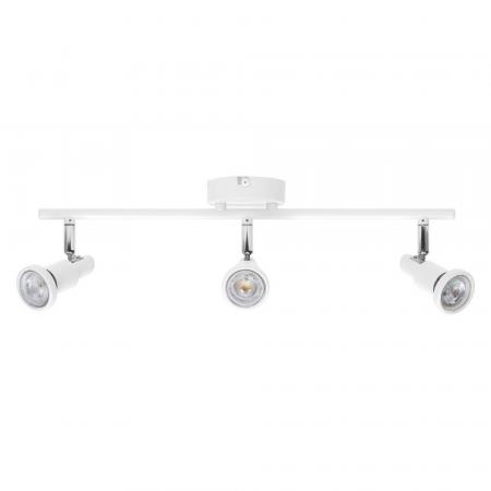 LEDVANCE LED SPOT GU10 3er Wand- und Decken Strahler dimmbar Weiß 2700K warmweiße Lichtfarbe