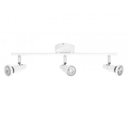 LEDVANCE LED SPOT GU10 3er Wand- und Decken Strahler dimmbar Weiß 2700K warmweiße Lichtfarbe
