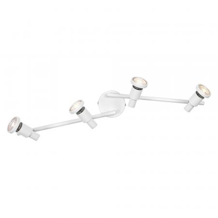 OSRAM LED SPOT GU10 4er Deckenstrahler dimmbar Weiß 2700K warmweiße Lichtfarbe mit hoher Farbwiedergabe