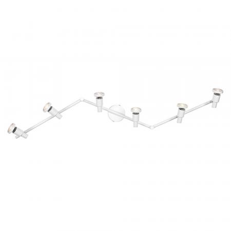 OSRAM LED SPOT GU10 6er Deckenstrahler dimmbar Weiß 2700K warmweiße Lichtfarbe mit hoher Farbwiedergabe