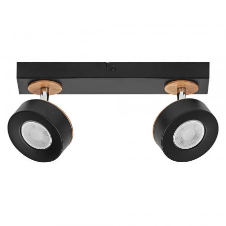 OSRAM LED Decor Spot Pluto 2er Wand- und Decken Strahler Schwarz