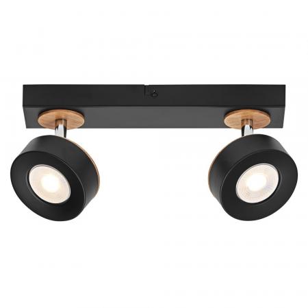 OSRAM LED Decor Spot Pluto 2er Wand- und Decken Strahler Schwarz