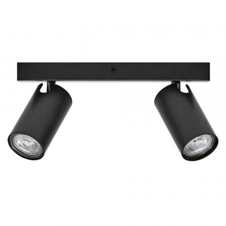 OSRAM LED Spot Octagon 2er Wand- und Decken Strahler dimmbar Schwarz