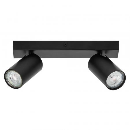 OSRAM LED Spot Octagon 2er Wand- und Decken Strahler dimmbar Schwarz