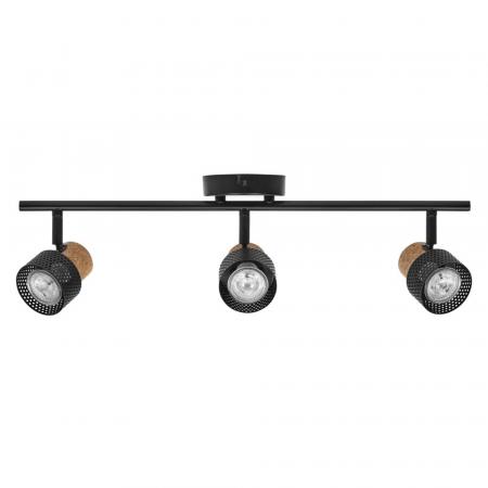 OSRAM Nachhaltiger LED Deckenstrahler Cork 3er Strahler Schwarz
