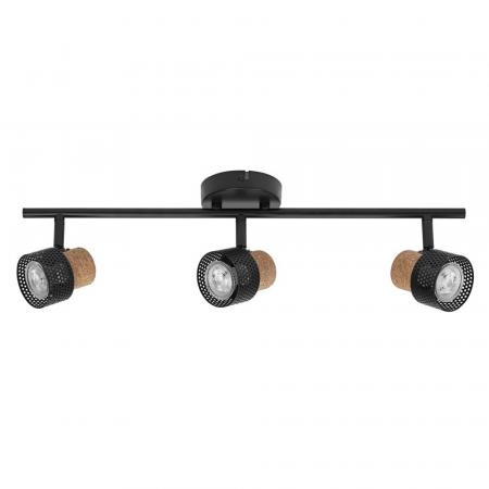 LEDVANCE Nachhaltiger LED Spot Cork 3er Strahler Schwarz