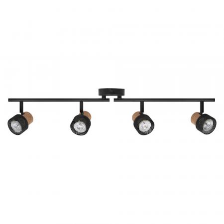 OSRAM Nachhaltiger LED Spot Cork 4er Strahler Schwarz