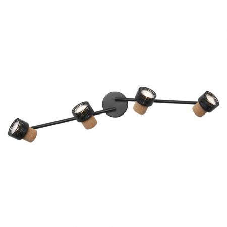 OSRAM Nachhaltiger LED Spot Cork 4er Strahler Schwarz