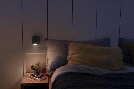 OSRAM LED Spot Octagon 1er Wand- und Decken Strahler Schwarz