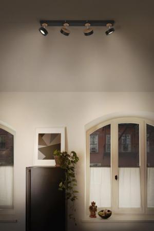 OSRAM LED Decor Spot Pluto 4er Deckenstrahler Schwarz