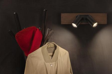 OSRAM Nachhaltiger 2er LED Decor Spot Mercury Wand- und Decken Strahler Schwarz mit hoher Farbwiedergabe